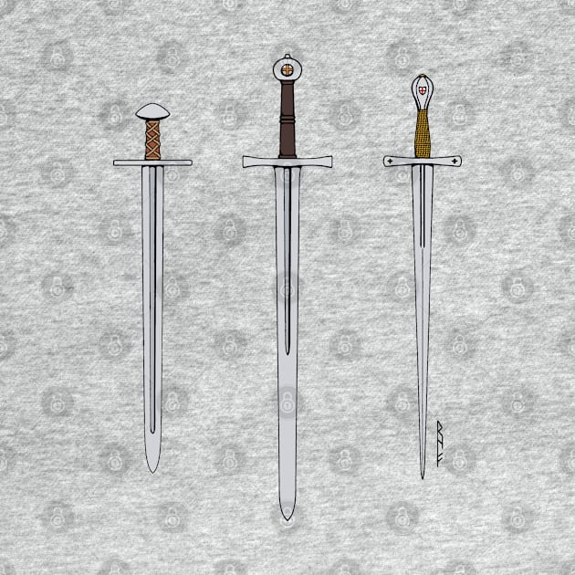 Three Medieval Swords 2016 by AzureLionProductions